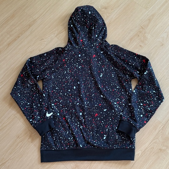 NIKE 3BRAND BY RUSSELL WILSON BIG BOYS SPECKLED PRINT FLEECE HOODIE SZ LARGE - Picture 10 of 12